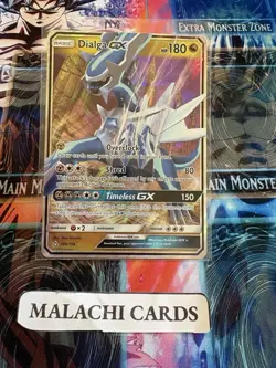 Pokemon x1 Dialga GX - SM - Ultra Prism (Ultra Rare 100/156) (Moderate Play!) - Image 1