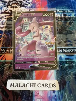 Pokemon x1 Mewtwo V - SWSH223 (Promo Ultra Rare SWSH223) (Light Play!) - Image 1