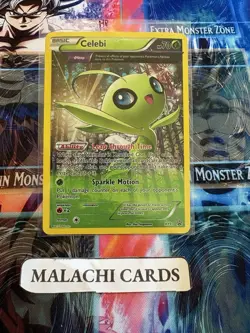 Pokemon x1 Celebi - XY93 - XY Promos (Promo Holo XY93) (Heavy Play!) - Image 1