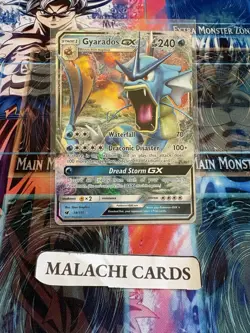 Pokemon x1 Gyarados GX - Crimson Invasion (Ultra Rare 18/111) (Moderate Play!) - Image 1