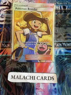 Pokemon x1 Pokemon Breeder (Full Art) (Ultra Rare 73/73) (Light Play!) - Image 1