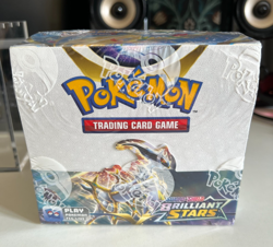Pokemon TCG Brilliant Stars Booster Box 36 Packs Sealed NEW WITH ACRYLIC CASE✅ 820650819964 - Image 2