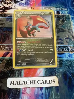 Pokemon x1 Salamence - Dragon Vault (Holo Rare 8/20) (Heavy Play!) - Image 1
