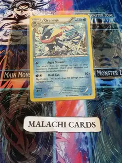 Pokemon x1 Greninja - XY162 - XY Promos (Promo Holo Rare) (Heavy Play!) - Image 1