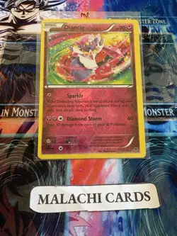 Pokemon x1 Diancie - XY - Phantom Forces (Reverse Holo 71/119) (Moderate Play!) - Image 1