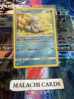 Pokemon x1 Squirtle (22) - SM - Team Up (Reverse Holo 22/181) (Heavy Play!) - Image 1