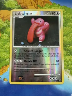 Pokemon Lickitung Platinum 80/127 Reverse Holo Common Moderately Played - Image 1