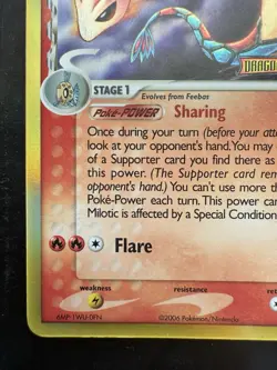Pokemon Milotic 5/101 Delta Species Dragon Frontiers Stamp Reverse Holo (LP) - Image 4