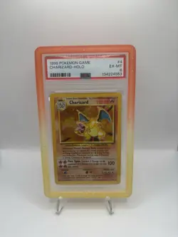 1999 Pokemon TCG Charizard Base Set Holo 4/102 English PSA 6 - Image 1