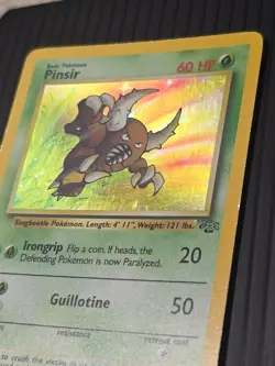Pokemon Pinsir 9/64 Jungle Holo Light Played LP - Image 2