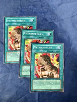 3x Metamorphosis - PGD-090 - Common - 1st Edition - LP/MP - Yugioh - GOAT Format - Image 1