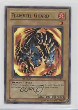 Flamvell Guard Limited Edition YuGiOh Hidden Arsenal 1 #HA01-EN009 2009 READ - Image 1