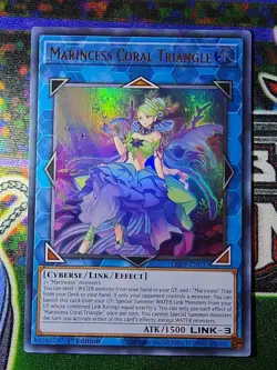 Yugioh! Marincess Coral Triangle LED9-EN033 Ultra Rare 1st Edition NM - Image 1