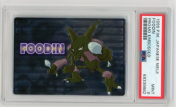 Pokemon Card Alakazam Foodin Meiji Embossed Promo 1999 PSA 9 MINT - Image 1