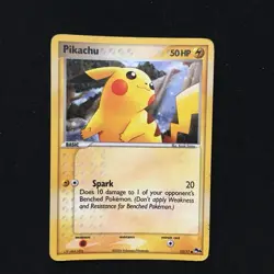 Pikachu 13/17 Pop Series 4 Pokemon Card (Holo) Heavily Played - Image 1