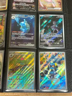 Pokemon Card Binder Collection Lot Charizard V, Mewtwo Promo, Blastoise 151, ETC - Image 3
