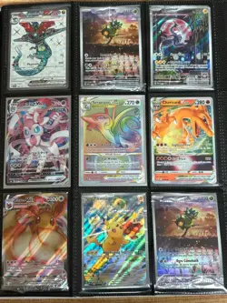 Pokemon Card Binder Collection Lot Charizard V, Mewtwo Promo, Blastoise 151, ETC - Image 5