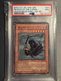 Reaper of the Cards LOB-071 1st Edition PSA 9 MINT | Yu-Gi-Oh! - Image 1