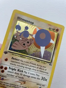 Pokemon Cards: Neo Discovery 1st Edition Rare Holo: Hitmontop 3/75 - Image 5