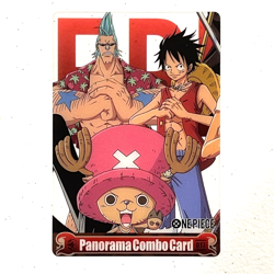 S1175 Luffy Franky & Chopper Japanese One Piece x Morinaga Vintage Card - Image 1