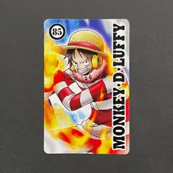S1463 Monkey D. Luffy No.85 Japanese One Piece Vintage Top Seika Card - Image 1