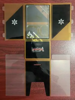 CARDFIGHT VANGUARD OVERDRESS ORANGE CARD BACK LOGO FOLDABLE PROMO DECK BOX/CASE - Image 2