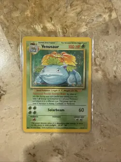 Pokemon TCG Venusaur Base Set Holo Rare Card 15/102 Unlimited - Image 1