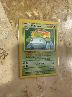 Pokemon TCG Venusaur Base Set Holo Rare Card 15/102 Unlimited - Image 2