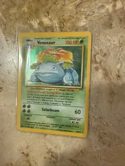 Pokemon TCG Venusaur Base Set Holo Rare Card 15/102 Unlimited - Image 3