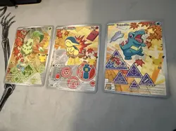Pokemon TCG: Set of 3 First Partner Illustration Collection Series 2 In Hand! - Image 1