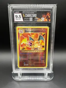 Pokemon Charizard 11/108 Reverse Holo-2016 XY Evolutions HGA 9.5 GemMT (PSA BGS) - Image 1