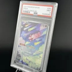 Pokemon TCG Minior 201/182 SV04 Paradox Rift IR Holo PSA 9 Eng 2023 - Image 2