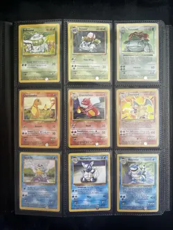 Pokemon 151 Original Complete Set 151/150 BASE JUNLGE FOSSIL Binder Collection - Image 1