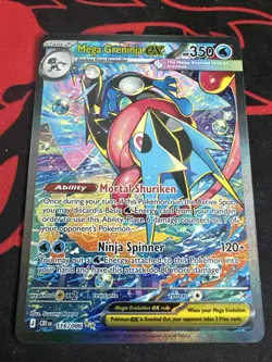 Mega Greninja ex 116/086 SIR Special Illustration Rare Chaos Rising Pokemon - Image 1