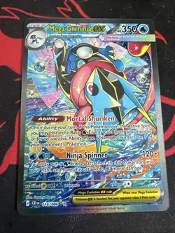 Mega Greninja ex 116/086 SIR Special Illustration Rare Chaos Rising Pokemon - Image 4