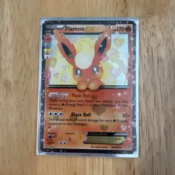 Pokemon Flareon EX RC6/RC32 Generations Radiant Collection 170 HP Holo UR 2016 - Image 1