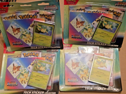 Pokemon Prismatic Evolutions Tech Sticker Collection Lot Of 4 - Image 1