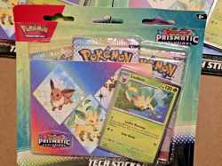 Pokemon Prismatic Evolutions Tech Sticker Collection Lot Of 4 - Image 3