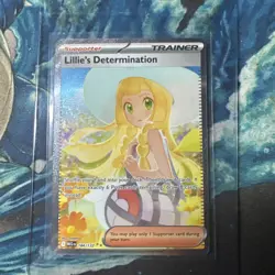 Lillie's Determination ~ Pokemon Mega Evolutions ~ Full Art Holo 184/132 - Image 1