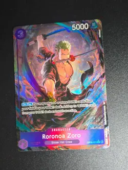 Roronoa Zoro - (Alt Art) OP09-076 English PRB02 - One Piece Card - Image 1