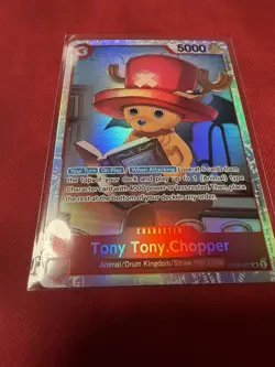 Bandai One Piece CCG Tony Tony.Chopper SR OP08-007 Holo Eng 3 5000 - Image 1