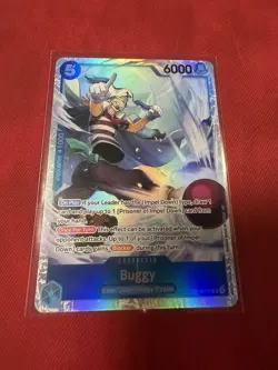 Bandai One Piece CCG Buggy SR OP06-048 Wings Captain Foil Eng 5 6000 - Image 1