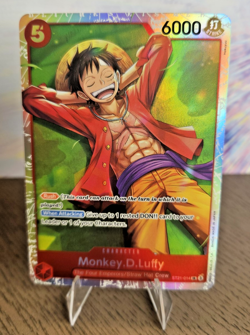 Monkey.D.Luffy ST21-014 - One Piece TCG Starter Deck EX: Gear 5 SR Foil NM - Image 1