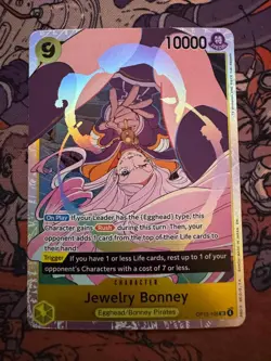 Jewelry Bonney (108) OP13-108 Super Rare Carrying On His Will One Piece NM - Image 1