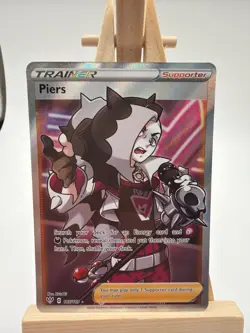 Piers - 187/189 - Darkness Ablaze Sword & Shield - Full Art - Pokemon Card- NM - Image 1
