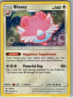 Blissey - (Cosmos Holo) 153/214 - Pokemon Card - NM - Image 1