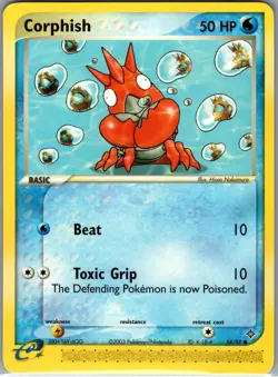 Corphish 54/97 Non Holo Dragon - Pokemon Card - NM - Image 1