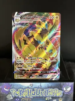 Pokemon Card Zeraora VMAX 054/159 Crown Zenith Full Art Holo Rare Near Mint - Image 1