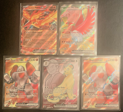 Pokemon TCG 5 Card Lot - Destined Rivals IR Full Art Mixed Hits NM/Mint - Image 1