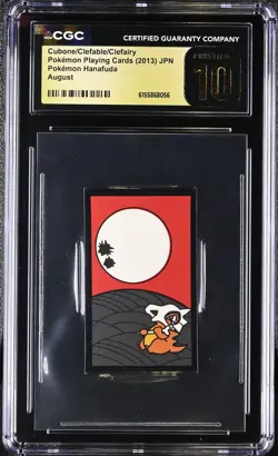 CUBONE/CLEFABLE/CLEFAIRY AUGUST POKEMON PLAYING CARDS JPN CGC 10 PRISTINE - Image 1